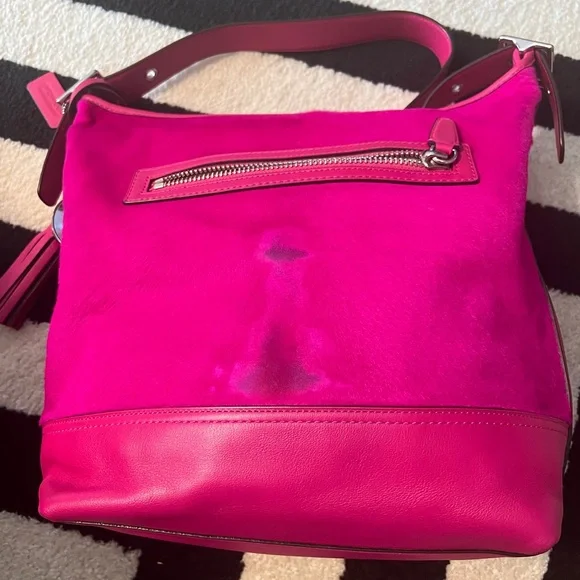 EUC Coach Large Haircalf & Leather Duffle Bag - Picture 6 of 16